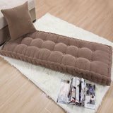 Long Cushion Thickening Garden Chair Cushion Solid Color Home Seat Mat Floor Cushion 55x155/55x165cm