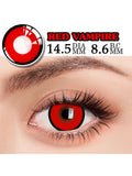 1 Pair Hallowee Contact Lenses for Eyes Cosplay Lenses Anime Lenses Anime Accessories  Lenses Black Lenses Pink Lens