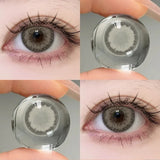1 Pair Color Contact Lenses For Eyes Natural Gray Blue Beautiful Pupil Soft Natural Accessories Yearly Cosmetic Pupils