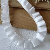 White Lace Lace Ribbons Accessories Lace Trim Handmade DIY Extended Clothes Pleated Sewing Decorative Fabric Skirt Hem Fabric