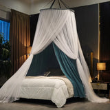 Big Size Double Layers Mosquito Net for Adults Kids Bed Valance Curtain Canopy Round Netting Tent for Home Decoration