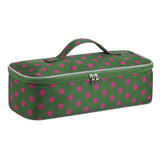 New Polka Dot Hair Dryer Storage Bag with Handle Large Capacity Makeup Bag Dustproof Portable Curler Storage Bag For Travel