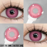 1 Pair Purple Lenses for Eyes Color Contacts Lens Anime Pink Lenses Blue Pupils for Eyes Y2K Lenses for Natural Eyes