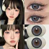 1 Pair New Eyes Contacts Lenses with Myopia Diopter Eyes High Quality Nature Soft Lens Beauty Pupil Annual Fast Shipping