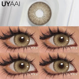 1Pair Fashion Big Lenses Colored Contact Lenses for Eyes Beauty Blue Eyes Lenses Natural Green Pupils Brown Grey Lens