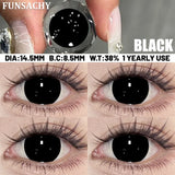 1 Pair Cosplay Demon Contact Lenses for Eyes Anime Lenses for Halloween Colorcon y2k Eye Contacts Cosmetic Red Softlens