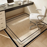Study Carpet Square Desk Office Chair Floor Mat Home Decoration Rug Bedroom Carpes Retro Minimalist Style Floral Geometric