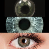 1 Pair Natural Color Contact Lenses Korean Brown Lenses Beauty Fashion Gray Lense Blue Lenses with High Quality Lens