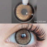 1 Pair Natural Color Contact Lenses Korean Brown Lenses Beauty Fashion Gray Lense Blue Lenses with High Quality Lens