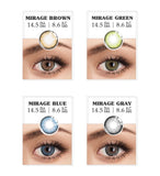 1 Pair Brown Natural Eye Color Lens Blue Color Contact Lenses for Eyes Aesthetic Lenses Purple Eye Contacts