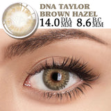 1 Pair Brown Natural Eye Color Lens Blue Color Contact Lenses for Eyes Aesthetic Lenses Purple Eye Contacts