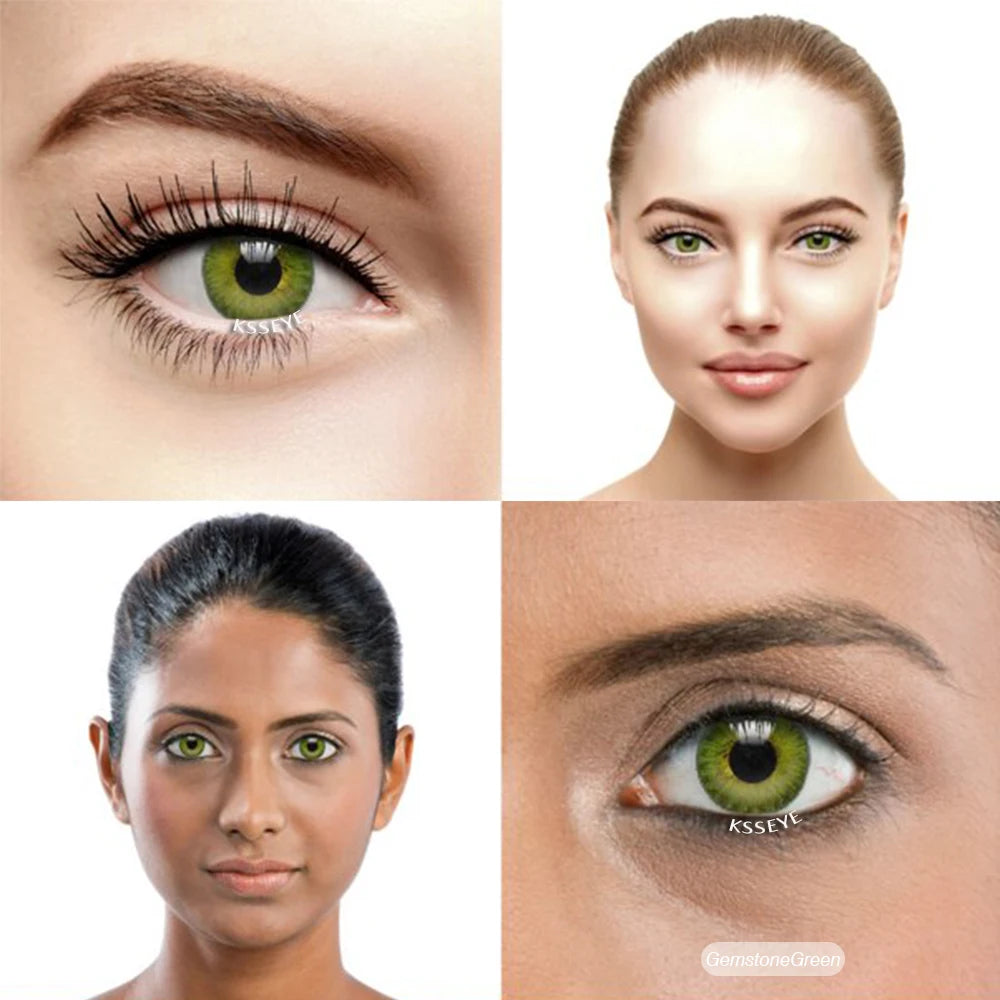 Yearly Cosmetic Contact Lens Contact Lenses Color Beautiful Natural Contact Lenses for Eyes