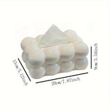 Charming Cloud-Shaped Plastic Tissue Box Holder for Home Decor - Ideal for Kitchen, Bedroom & Living Room, Bedroom Essentials|Decorative Item|Glossy Plastic, Plastic, Decorative Item, Glossy