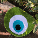 Fluffy Evil Eye Circle Rug Carpet Plush Comfortable Handmade Bedroom Ultra Soft and Fluffy High Quality for Halloween