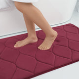 Memory Foam Bath Mat Anti-Slip Shower Carpet  Soft Foot Pad Decoration Floor Protector Absorbent Quick Dry Bathroom Rug