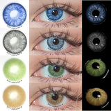 1 Pair Colored Contact Lenses for Eyes Blue Lenses Green Eye Lenses Gray Lenses Natural Lenses  Fashion Lenses