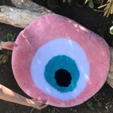 Fluffy Evil Eye Circle Rug Carpet Plush Comfortable Handmade Bedroom Ultra Soft and Fluffy High Quality for Halloween