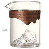 Small Transparent Glass Coffee Cup Mountain Glass Whisky Heat Resistant Tea Drink Milk Juice Cup Cups Drinking Glasses