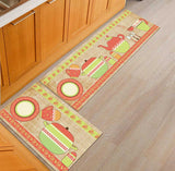 1 Piece Kitchen Rug Cheaper Anti-slip Modern Area Rugs Living Room Balcony Bathroom Printed Carpet Doormat Hallway Geometric Mat