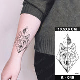 Dark Snake Waterproof Temporary Tattoo Stickers Scorpion Prajna Old School Flash Tattoos Hand Arm Women Body Art Fake Tatoo Men