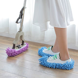 Microfiber Floor Dust Cleaning Slippers Cleaning Shoes Chenille Home Cloth Cleaning Shoes Cover Reusable Overshoes Mop Slippers