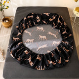 Hot Sale Single Fitted Sheet Mattress Cover With All-around Elastic Rubber Band Bed Cover Polyester Bed Sheet（No Pillow cases）