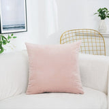 Solid Velvet Pillow Cushion Cover Home New Year Decorative 40*40/45*45/50*50/55*55/60*60cm
