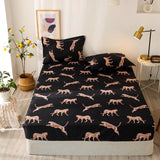 Hot Sale Single Fitted Sheet Mattress Cover With All-around Elastic Rubber Band Bed Cover Polyester Bed Sheet（No Pillow cases）