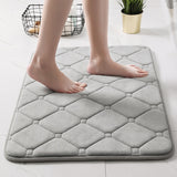 Memory Foam Bath Mat Super Water Absorption Machine Washable Bathroom Rug,Soft,Absorbent Quick Dry Bathmat Floor Rugs