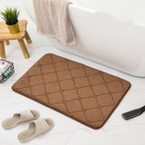 Memory Foam Bath Mat Super Water Absorption Machine Washable Bathroom Rug,Soft,Absorbent Quick Dry Bathmat Floor Rugs