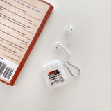 Clear Retro Label earphone case for airpods pro 3 wireless bluetooth charging box for airpod 2 1 code cases cover soft silicone