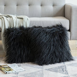 Fur Pillowcase Cushion Cover Decorative Long Hair Pillow Plush Case New Luxury Series Style Faux Throw Cushion Decor