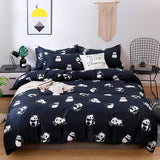 Cotton Pastoral Flower Cartoon Style Fashion Bedding Bed Cover Bed Sheet Duvet Cover Pillowcase 4pcs Bedding Sets/Queen