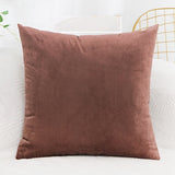 Solid Velvet Pillow Cushion Cover Home New Year Decorative 40*40/45*45/50*50/55*55/60*60cm