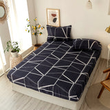 Hot Sale Single Fitted Sheet Mattress Cover With All-around Elastic Rubber Band Bed Cover Polyester Bed Sheet（No Pillow cases）