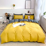 Duvet Cover Solid Color Quilt Cover Tibetan Green King Size Comforter Cover High Quality Skin Friendly Fabric Bedding Cover