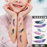 Waterproof Temporary Tattoo Sticker 3D Watercolor Realistic Lavender Daisy Flower Tatto Women Men Child Kids Ankle Fake Tattoos