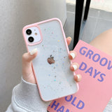 Transparent Phone Case For iPhone 11 12 13 14 mini Pro Max XS X XR 7 8 SE Shockproof Cases Cover