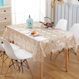 Light Luxury Style Embroidered Tablecloth Home Hotel Dining Table Decor Table Cover Rectangular Lace Table Cloth Wedding Decor