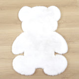 Bear rug super soft carpet Modern Living room bedroom Antiskid mat Fluffy Floor Carpets Decor Rugs white brown children doormat