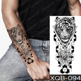 Waterproof Temporary Tattoo Sticker Old School Moth Butterfly Tatto Compass Flowers Wing Clock Body Art Arm Fake Sleeve Tatoo