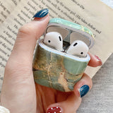 For AirPods Pro 2 Cases Luxury Marble Hard PC Glossy Earphone Case Bluetooth Wireless Charging Box Cover for AirPod 1 3 Air Pods