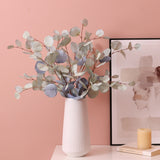 1 PC Artificial Eucalyptus Forest Apple Leaf Wedding Home Decoration Fake Plant Autumn Eucalyptus Branch Plastic Plant Decor