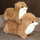 Simulation Cute Lutra Plush Toys Stuffed Realistic Otter Animal Doll Soft Seal Pillow for Kids Girls Birthday Gift