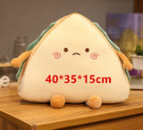 Simulation Food Sandwich Cake Plush Toy Cute Bread Stuffed Doll Soft Nap Sleep Pillow Sofa Bed Cushion Creative Birthday Gift