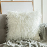 Fur Pillowcase Cushion Cover Decorative Long Hair Pillow Plush Case New Luxury Series Style Faux Throw Cushion Decor