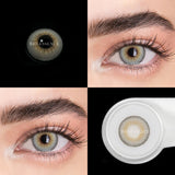 1Pair Color Contact Lenses Blue Gray Eye Contacts Naturel Looking Beauty Eye Makeup Accessories Yearly Contacts Lens