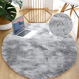 Thick Soft Round Fluffy Rugs Carpets For Living Room Plush Rug Bedroom Fur Long Pile Carpet Floor Mat Soft Shaggy Rugs Home Mat