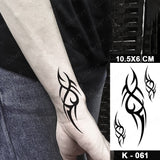 Dark Snake Waterproof Temporary Tattoo Stickers Scorpion Prajna Old School Flash Tattoos Hand Arm Women Body Art Fake Tatoo Men