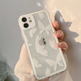 Original butterfly shockproof cute cartoon phone case for iphone 14 13 mini 11 pro max 12 xsmax x xr se 7 8 plus cover capa